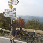 Vélocouchiste rencontré en Ardèche